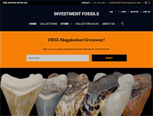 Tablet Screenshot of investmentfossils.com